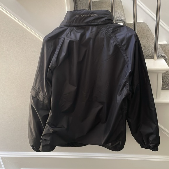 Stormtech men’s windbreaker jacket XL H2xtreame black coat waterproof NWT - Picture 6 of 9